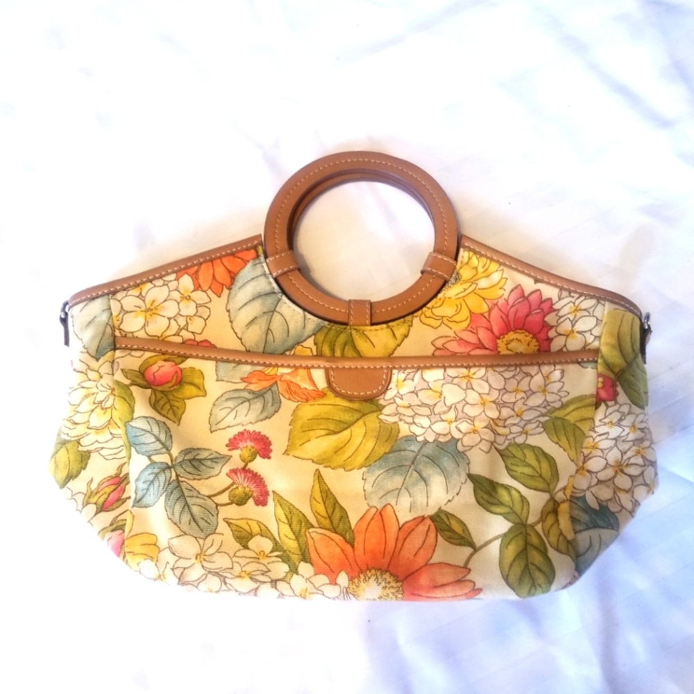 VINTAGE KEY FOSSIL HANDBAG